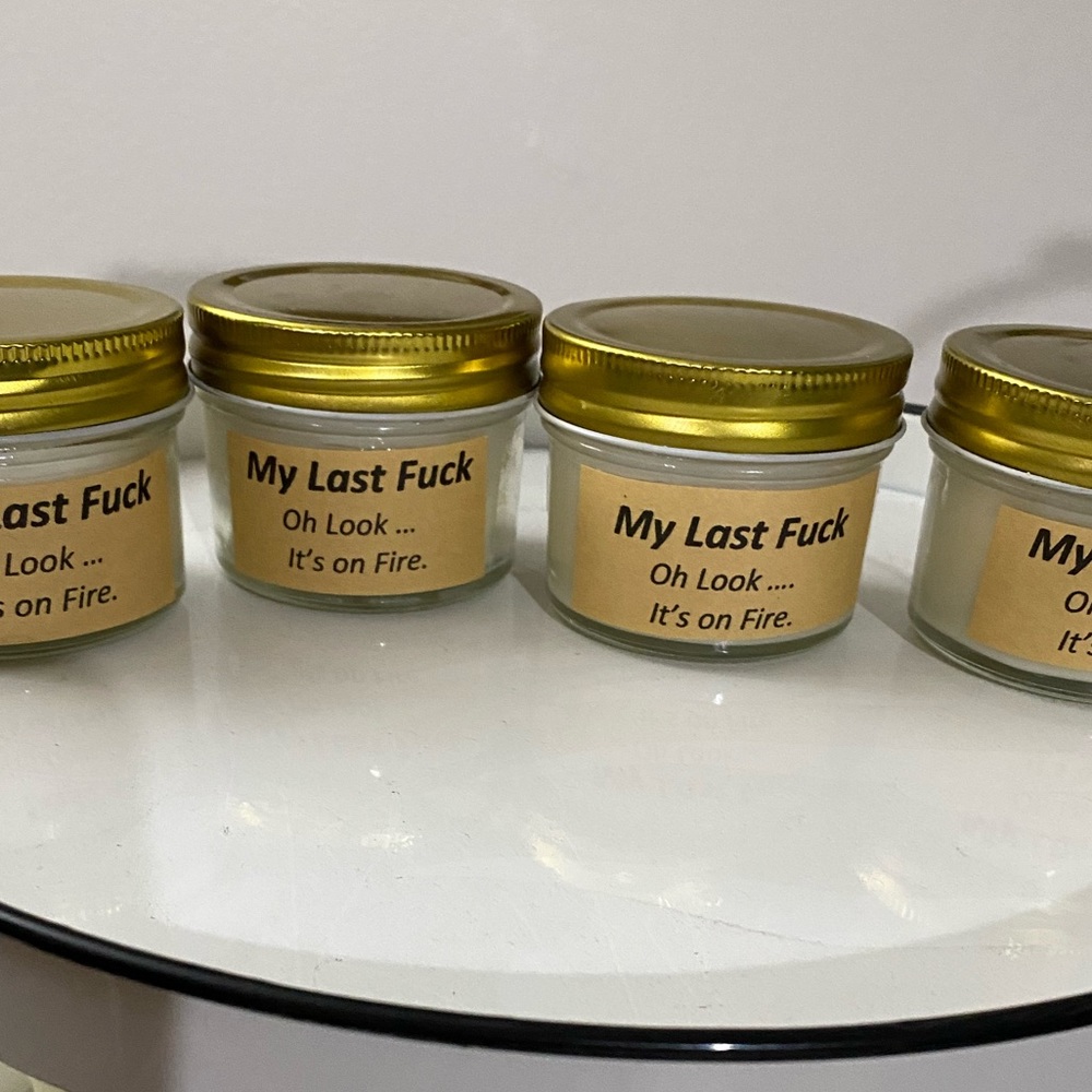 Gag candles 🤪 my last F#€& candle artisan candles